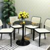 Bàn Ghế Cafe Nhựa Nhập Khẩu Kiểu 10 BGCF-10NHUA