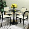 Bàn Ghế Cafe Nhựa Nhập Khẩu Kiểu 10 BGCF-10NHUA