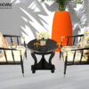 Bàn Ghế Cafe Sofa Beauty Gỗ Sồi Tự Nhiên BGCF-12SOFA