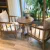 Bàn Ghế Cafe Sofa Beauty Gỗ Sồi Tự Nhiên BGCF-12SOFA