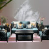Bàn Ghế Cafe Sofa Chawoo Gỗ Sồi Tự Nhiên BGCF-10SOFA