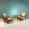 Bàn Ghế Cafe Sofa Daisy Gỗ Sồi Tự Nhiên BGCF-04SOFA