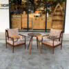 Bàn Ghế Cafe Sofa Daisy Gỗ Sồi Tự Nhiên BGCF-04SOFA