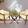 Bàn Ghế Cafe Sofa Harvey Gỗ Sồi Tự Nhiên BGCF-09SOFA
