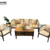 Bàn Ghế Cafe Sofa Harvey Gỗ Sồi Tự Nhiên BGCF-09SOFA