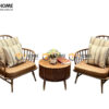 Bàn Ghế Cafe Sofa Jubille Gỗ Sồi Tự Nhiên BGCF-08SOFA