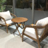 Bàn Ghế Cafe Sofa Katakana Gỗ Sồi Tự Nhiên BGCF-07SOFA