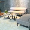 Bàn Ghế Cafe Sofa Nappa Chân Sắt BGCF-04SOFASAT