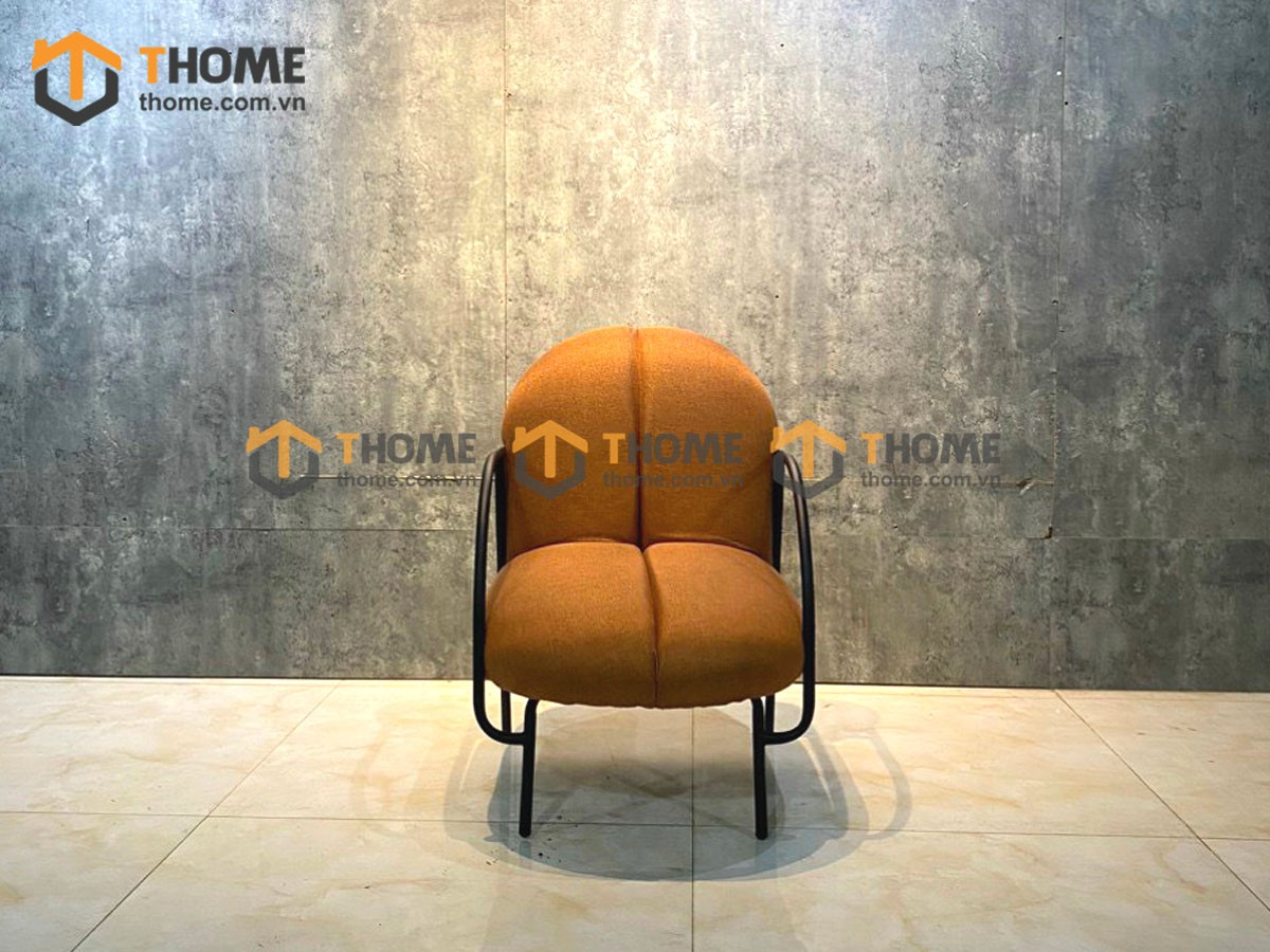Bàn Ghế Cafe Sofa Nappa Chân Sắt BGCF-04SOFASAT