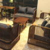 Bàn Ghế Cafe Sofa Sonet Gỗ Sồi Tự Nhiên BGCF-13SOFA