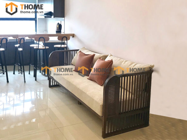 Bàn Ghế Cafe Sofa Sonet Gỗ Sồi Tự Nhiên BGCF-13SOFA