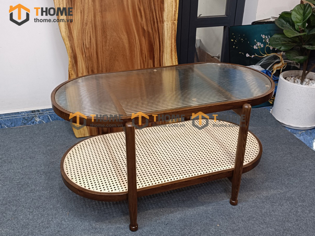 Bàn Ghế Cafe Sofa Sonet Gỗ Sồi Tự Nhiên BGCF-13SOFA