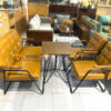 Bàn Ghế Cafe Sofa Sun Chân Sắt BGCF-02SOFASAT