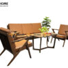Bàn Ghế Cafe Sofa Tay Z Gỗ Sồi Tự Nhiên BGCF-06SOFA