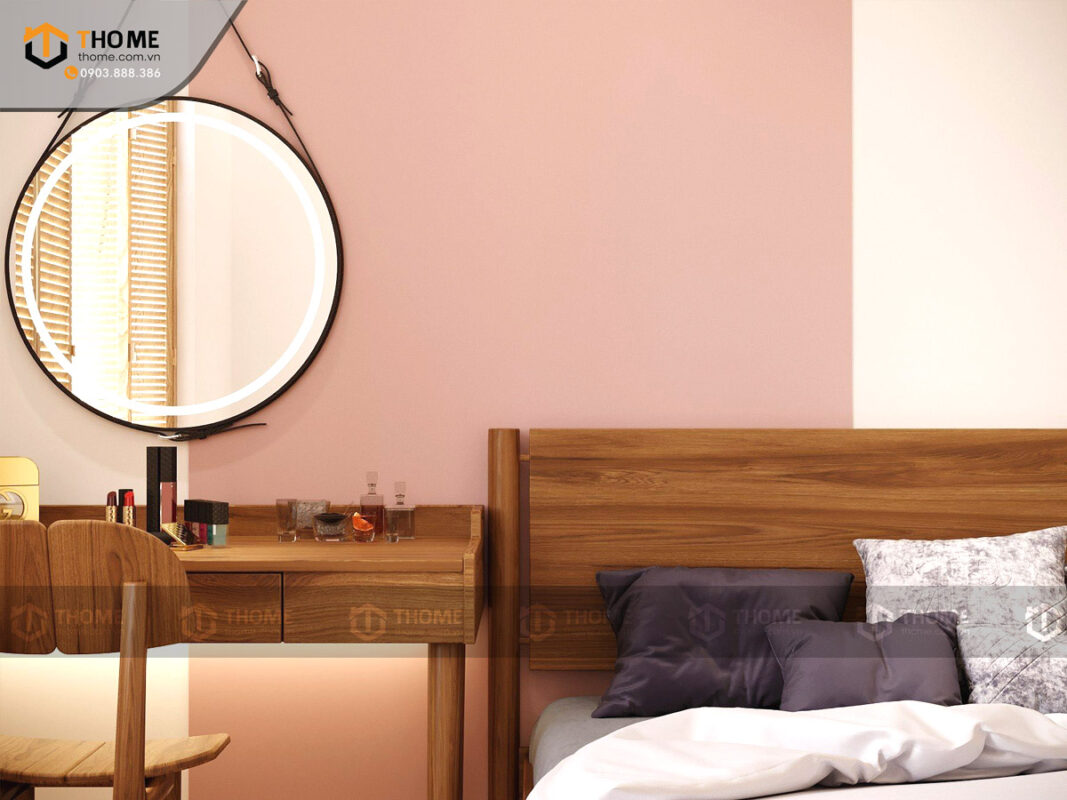 Bàn Làm Việc Gỗ Sồi Tự Nhiên 1 Hộc Kéo Titan BLV1T-09SN