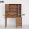 Bàn Làm Việc Gỗ Sồi Tự Nhiên OP Kết Hợp Kệ Sách BLV2T-06SN