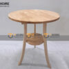 Bàn Ghế Cafe 2 Tầng Mặt Tròn Kết Hợp 2 Ghế (Nhiều Mẫu Ghế) BGCF-03GO
