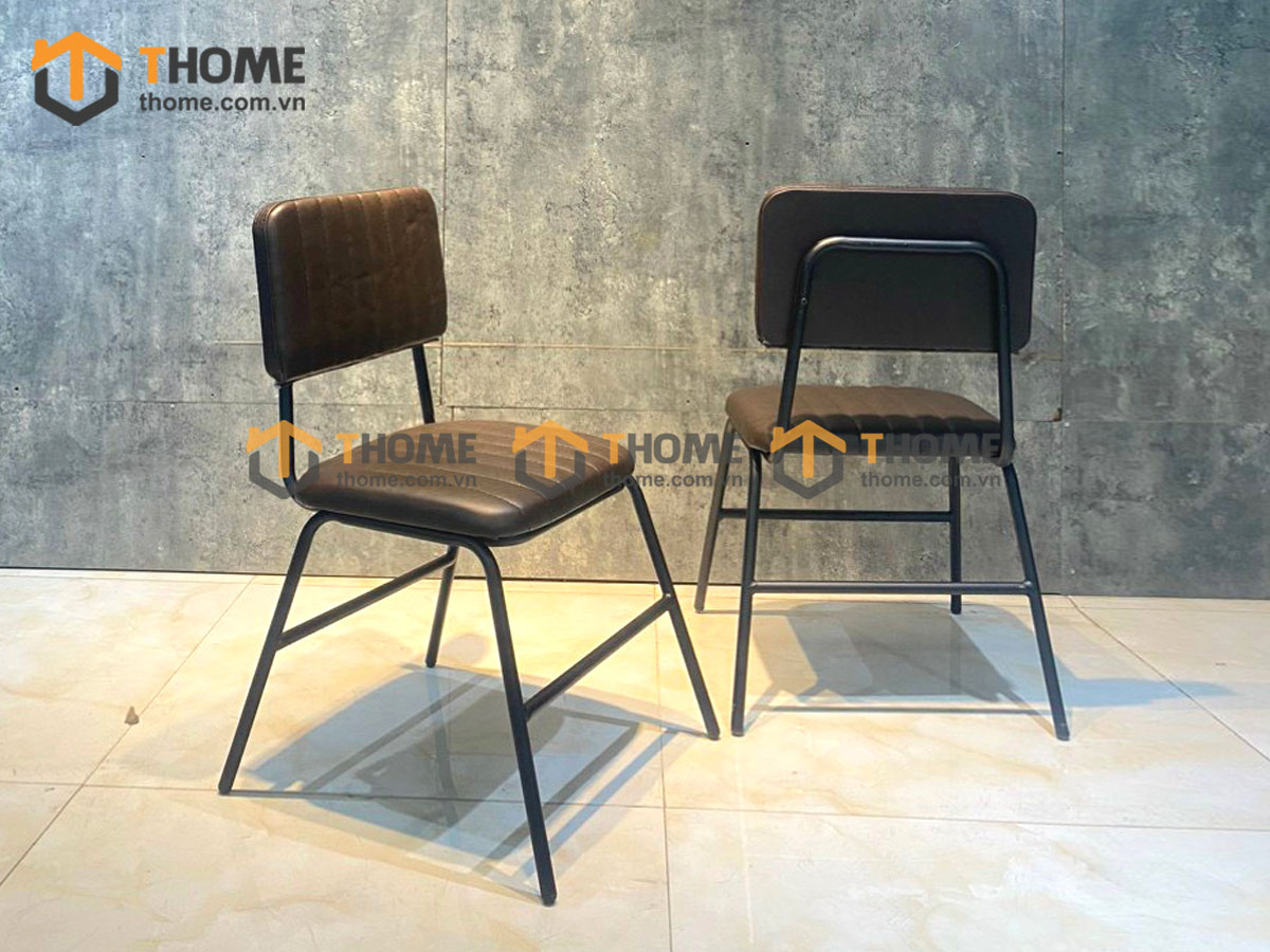 Bàn Ghế Cafe Chân Sắt Hình Sao BGCF-01SAT