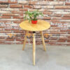 Bàn Ghế Cafe Mặt Tròn 3 Chân Kết Hợp 2 Ghế (Nhiều Mẫu Ghế) BGCF-18GO