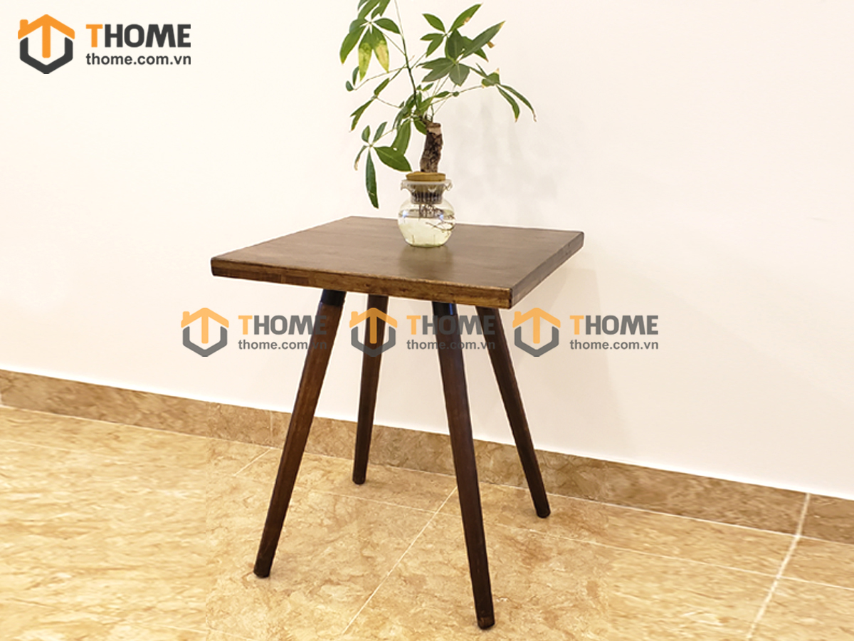 Bàn Ghế Cafe Mặt Vuông Kết Hợp 2 Ghế (Nhiều Mẫu Ghế) BGCF-23GO