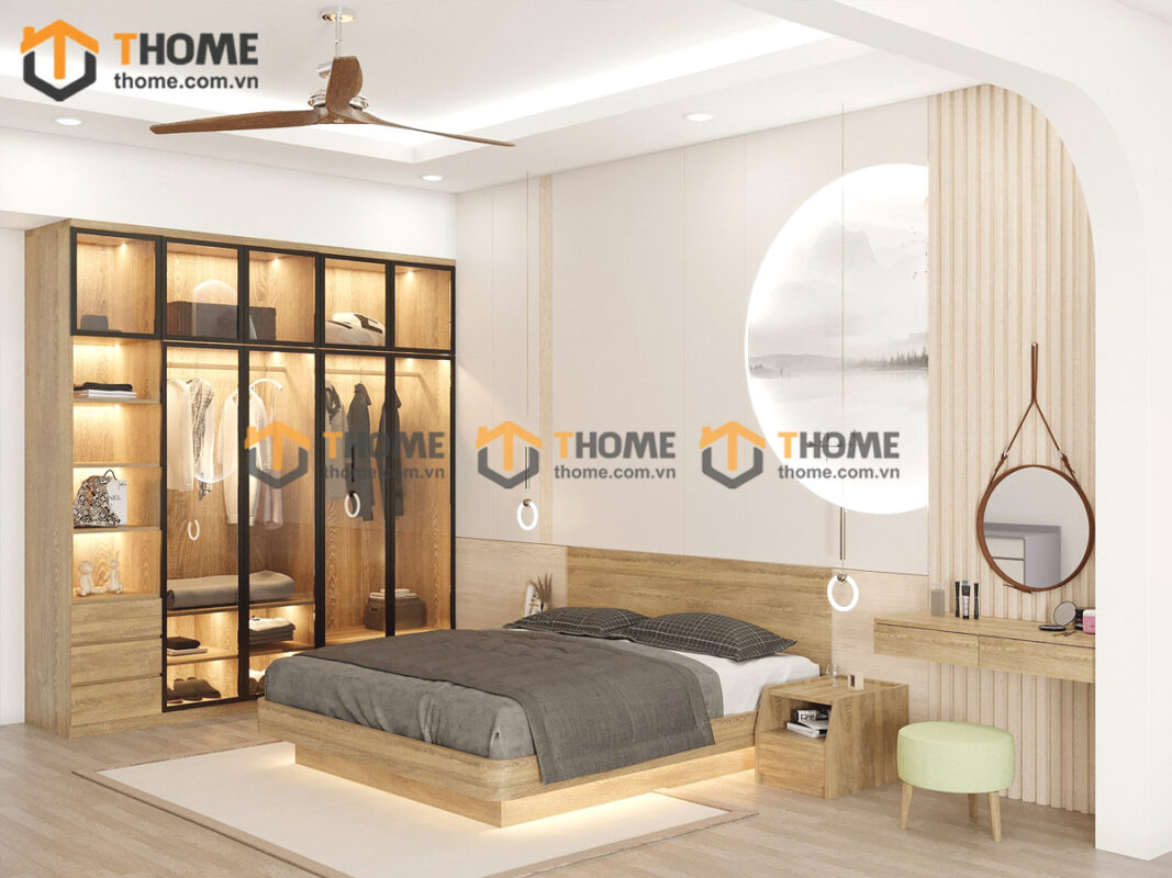 Bộ Phòng Ngủ Số 13 Gỗ Công Nghiệp TKPN-13CN