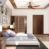 Bộ Phòng Ngủ Số 07 Gỗ Sồi Tự Nhiên Giường Hiroshima TKPN-07SN
