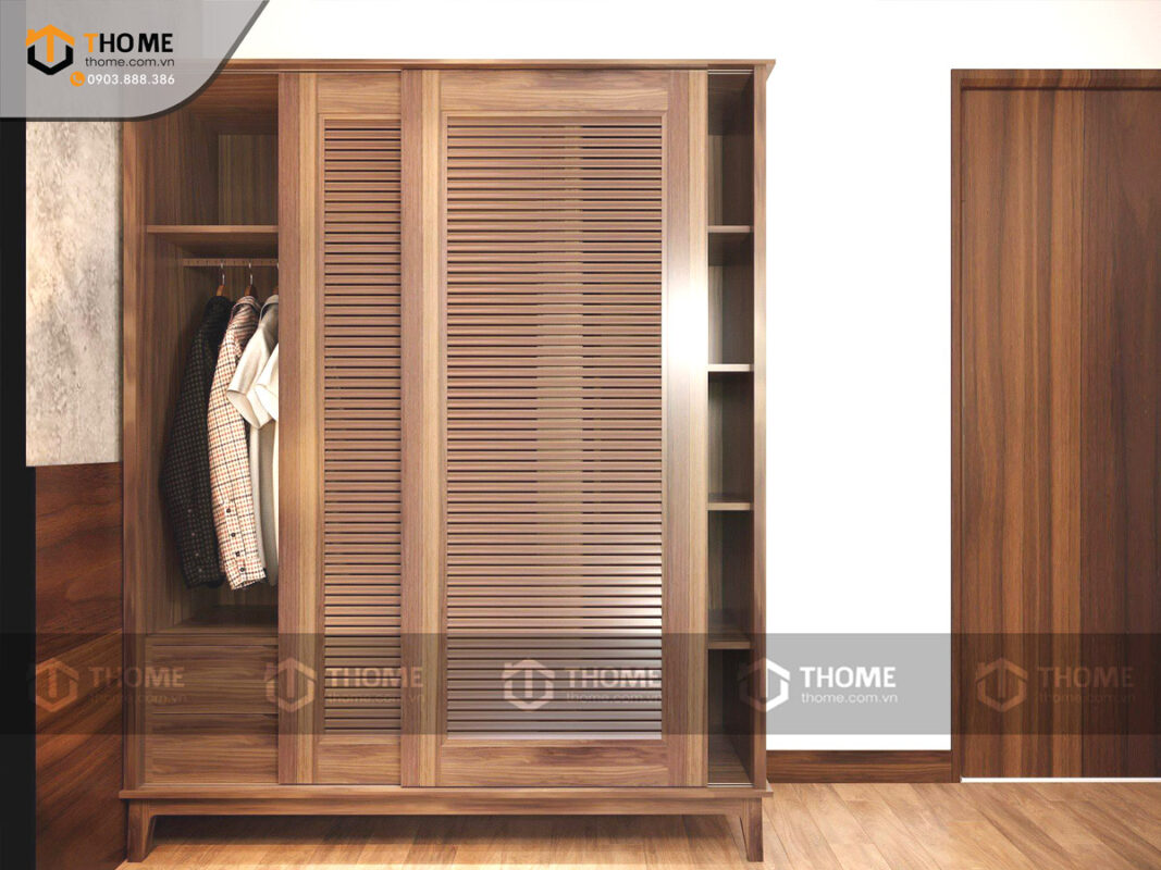 Bộ Phòng Ngủ Số 07 Gỗ Sồi Tự Nhiên Giường Hiroshima TKPN-07SN