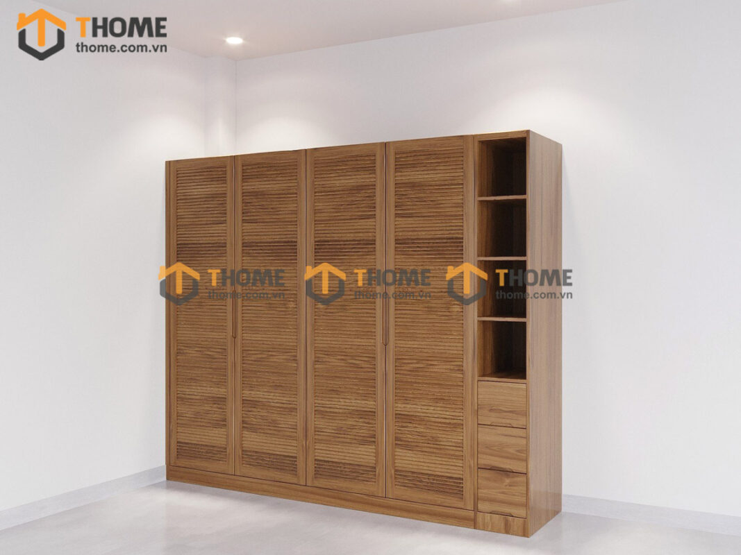 Bộ Phòng Ngủ Số 10 Gỗ Sồi Tự Nhiên Giường Capri TKPN-10SN