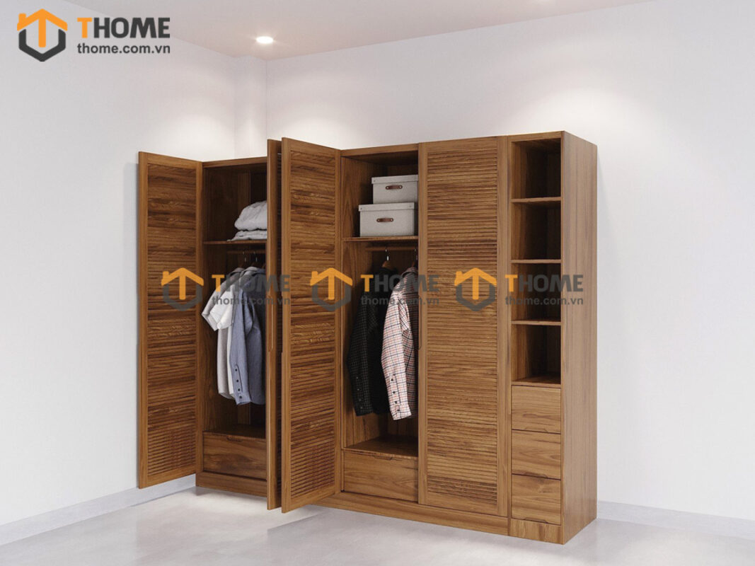 Bộ Phòng Ngủ Số 10 Gỗ Sồi Tự Nhiên Giường Capri TKPN-10SN