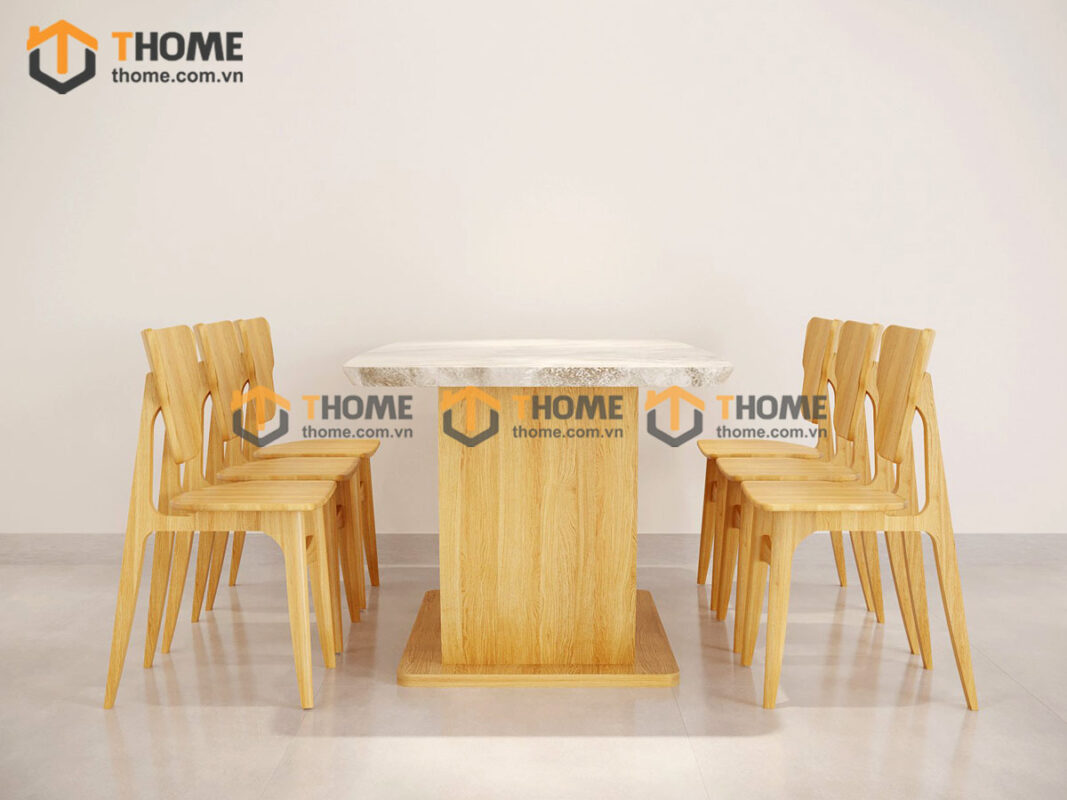 Ghế ăn gỗ sồi tự nhiên Vex GHEMG-28SN