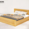 Giường ngủ gỗ sồi tự nhiên Cuba 2 hộc kéo màu tự nhiên GN-25SN