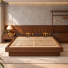 Giường Ngủ Gỗ Sồi Tự Nhiên Không Đầu GN-23SN