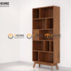 Kệ Sách Gỗ Sồi Tự Nhiên 1 Cánh Lật Mở Có Hậu KS-06SN