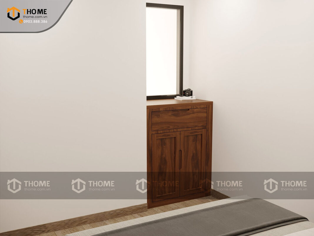 Hình Ảnh Thi Công Gỗ Sồi Tự Nhiên Nhà Mr Chen Căn Hộ Monarchy TTTC-26SN