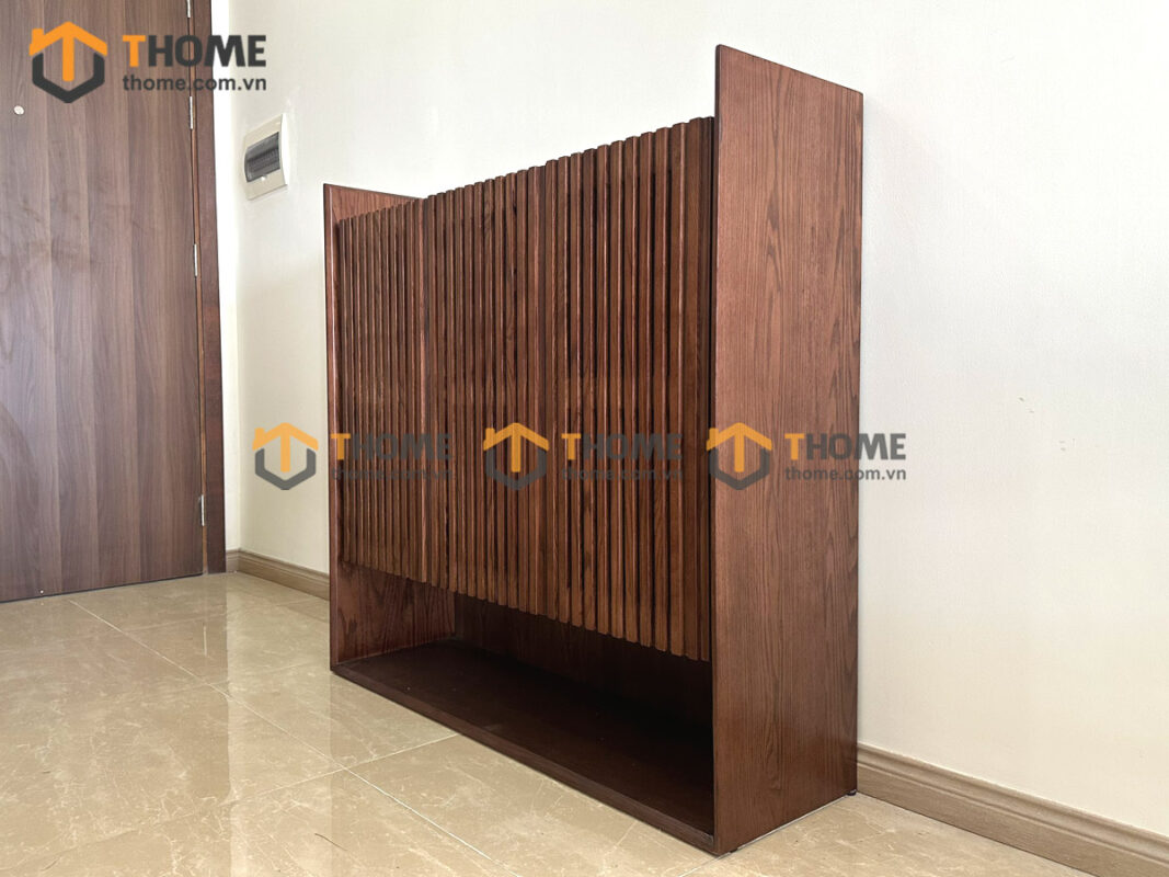 Hình Ảnh Thi Công Gỗ Sồi Tự Nhiên Nhà Mr Chen Căn Hộ Monarchy TTTC-26SN
