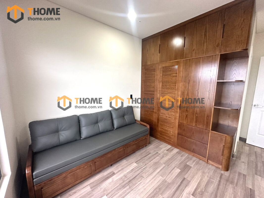 Hình Ảnh Thi Công Gỗ Sồi Tự Nhiên Nhà Mr Chen Căn Hộ Monarchy TTTC-26SN