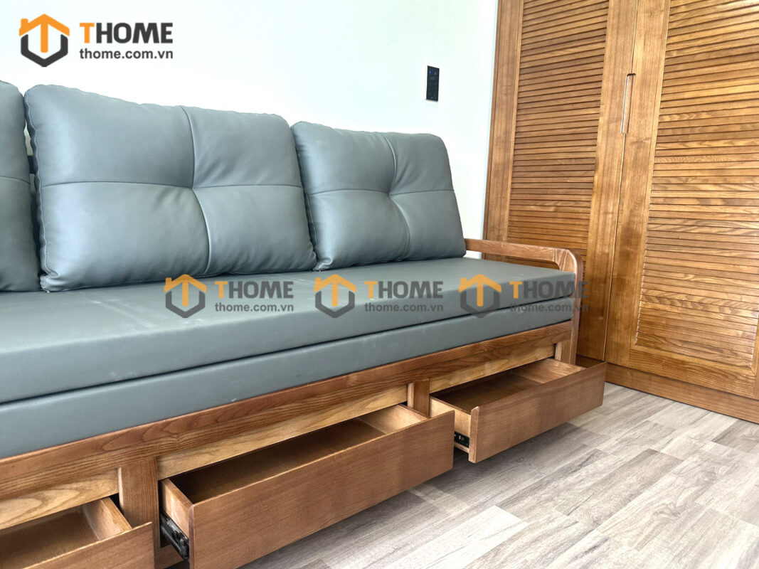 Hình Ảnh Thi Công Gỗ Sồi Tự Nhiên Nhà Mr Chen Căn Hộ Monarchy TTTC-26SN