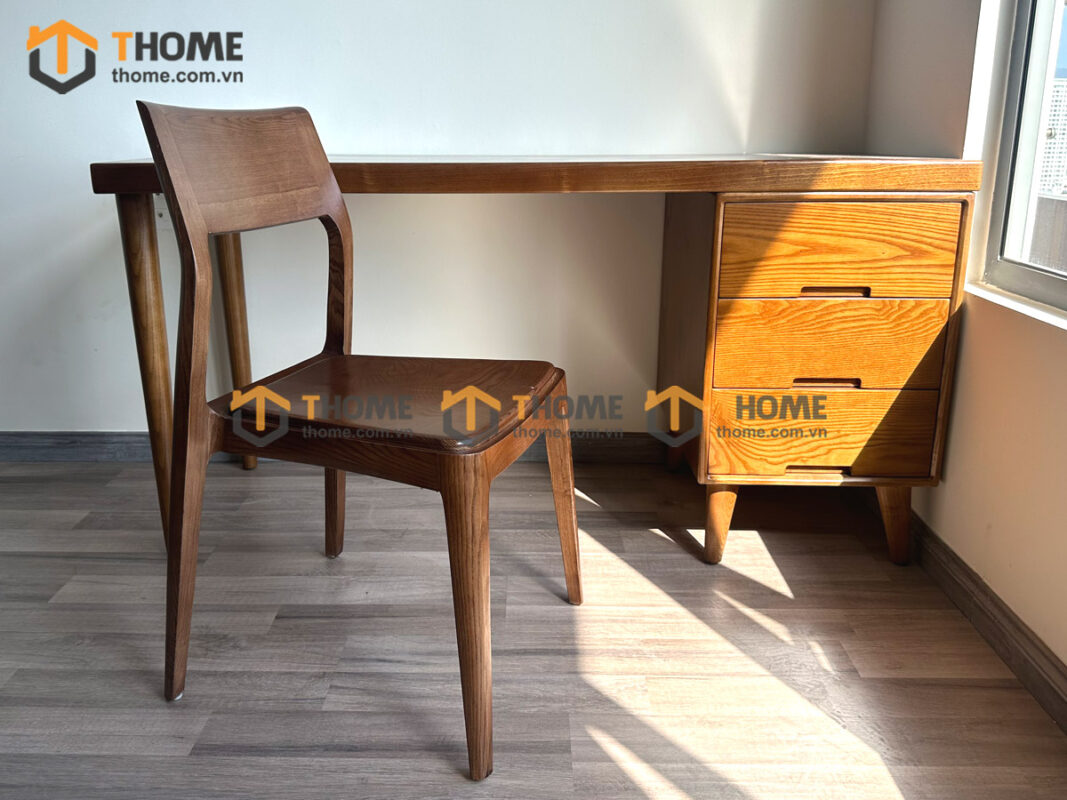 Hình Ảnh Thi Công Gỗ Sồi Tự Nhiên Nhà Mr Chen Căn Hộ Monarchy TTTC-26SN