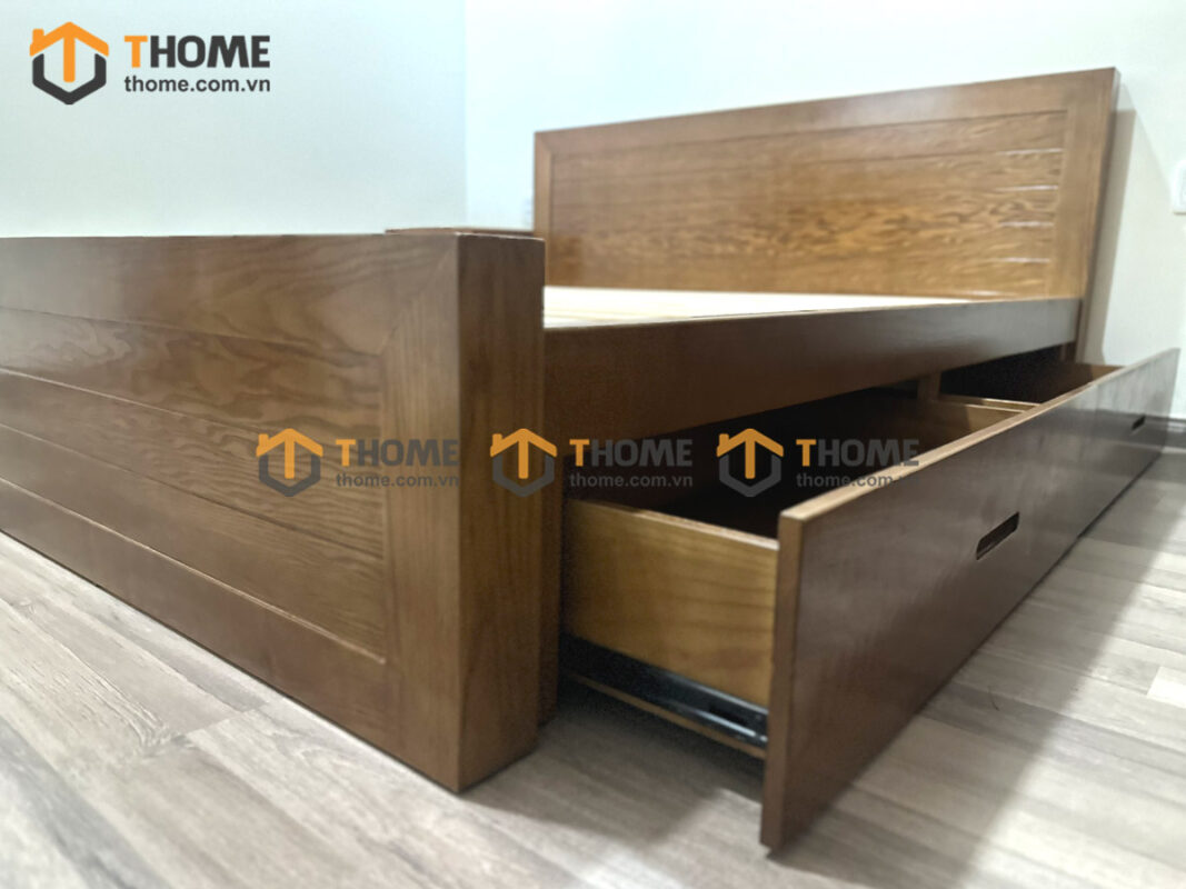 Hình Ảnh Thi Công Gỗ Sồi Tự Nhiên Nhà Mr Chen Căn Hộ Monarchy TTTC-26SN