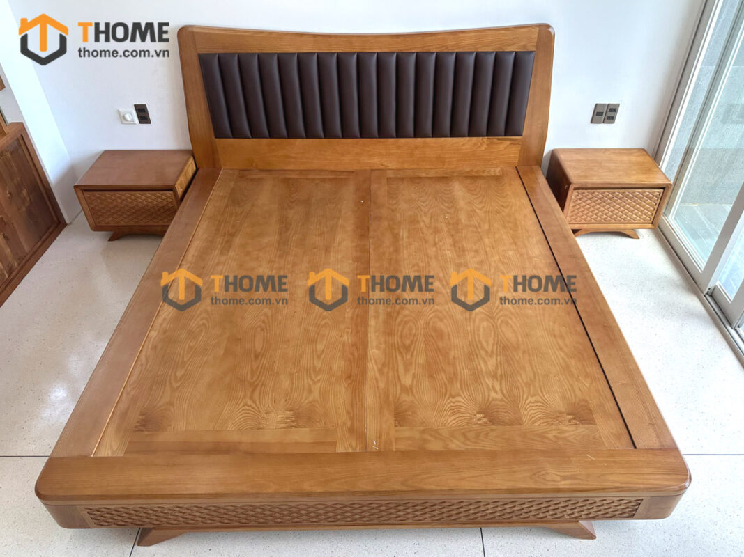 Hình Ảnh Thi Công Gỗ Sồi Tự Nhiên Nhà Anh Tuấn Vũ An Thượng TTTC-28SN