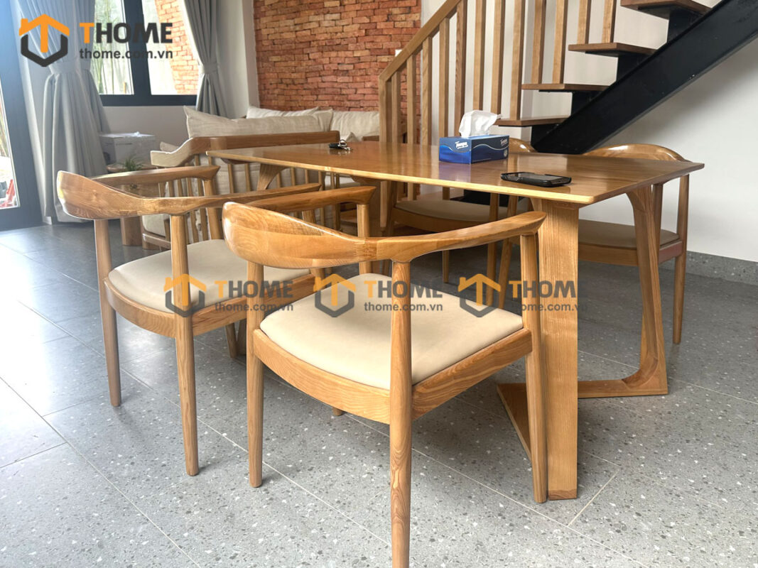 Hình Ảnh Thi Công Gỗ Sồi Tự Nhiên Nhà Chị Hương Hòa Xuân TTTC-29SN
