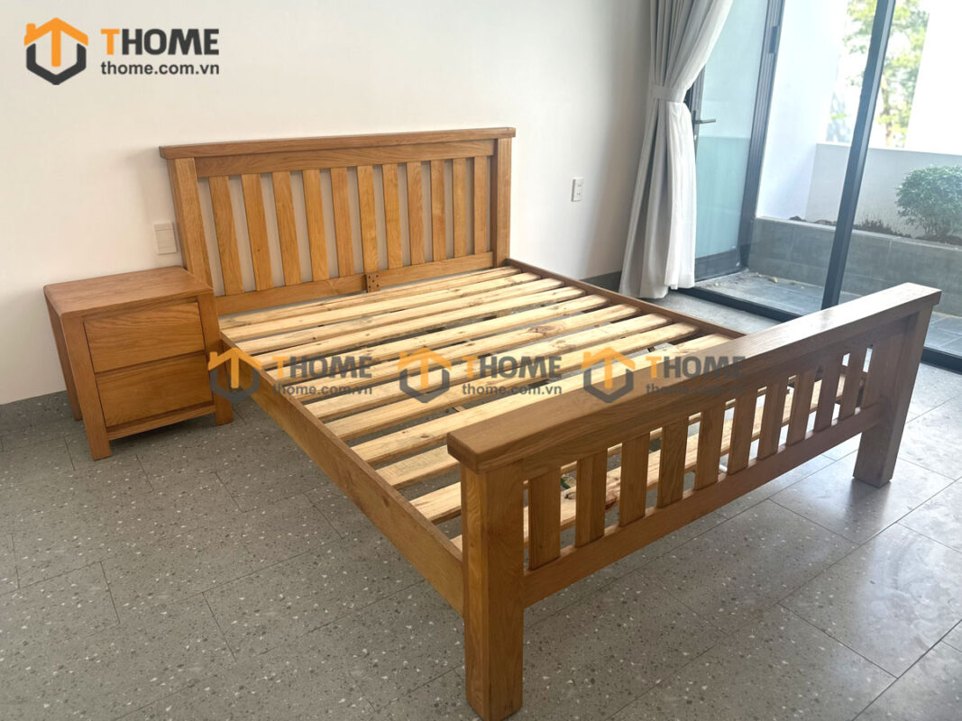 Hình Ảnh Thi Công Gỗ Sồi Tự Nhiên Nhà Chị Hương Hòa Xuân TTTC-29SN