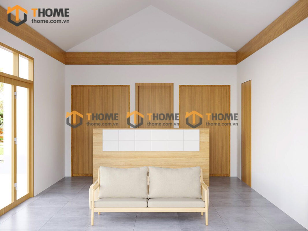 Hình Ảnh Thi Công Gỗ Sồi Tự Nhiên Nhà Anh Bình Fusion TTTC-27SN
