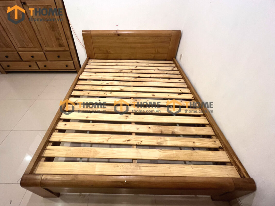 Bộ Phòng Ngủ Số 03 Gỗ Sồi Tự Nhiên TKPN-03SN