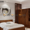 Bộ Phòng Ngủ Số 05 Gỗ Sồi Tự Nhiên Giường Cuba TKPN-05SN