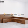 Sofa Cuba Gỗ Sồi Tự Nhiên Có Hộc Kéo Hình Hộp Không Nệm SFĐ-25SN