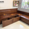 Sofa Cuba Gỗ Sồi Tự Nhiên Có Hộc Kéo Hình Hộp Không Nệm SFĐ-25SN
