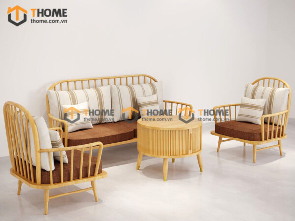 Sofa Jubilee Gỗ Sồi Tự Nhiên Màu Tự Nhiên 1.8m SFN-19SN