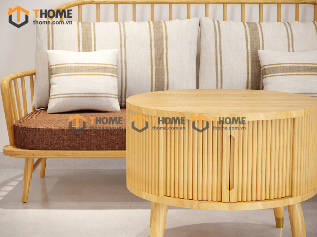 Sofa Jubilee Gỗ Sồi Tự Nhiên Màu Tự Nhiên 1.8m SFN-19SN