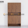 Tủ Giày Gỗ Sồi Tự Nhiên 6 Cánh Mở Gỗ Công Nghiệp TG-15CN